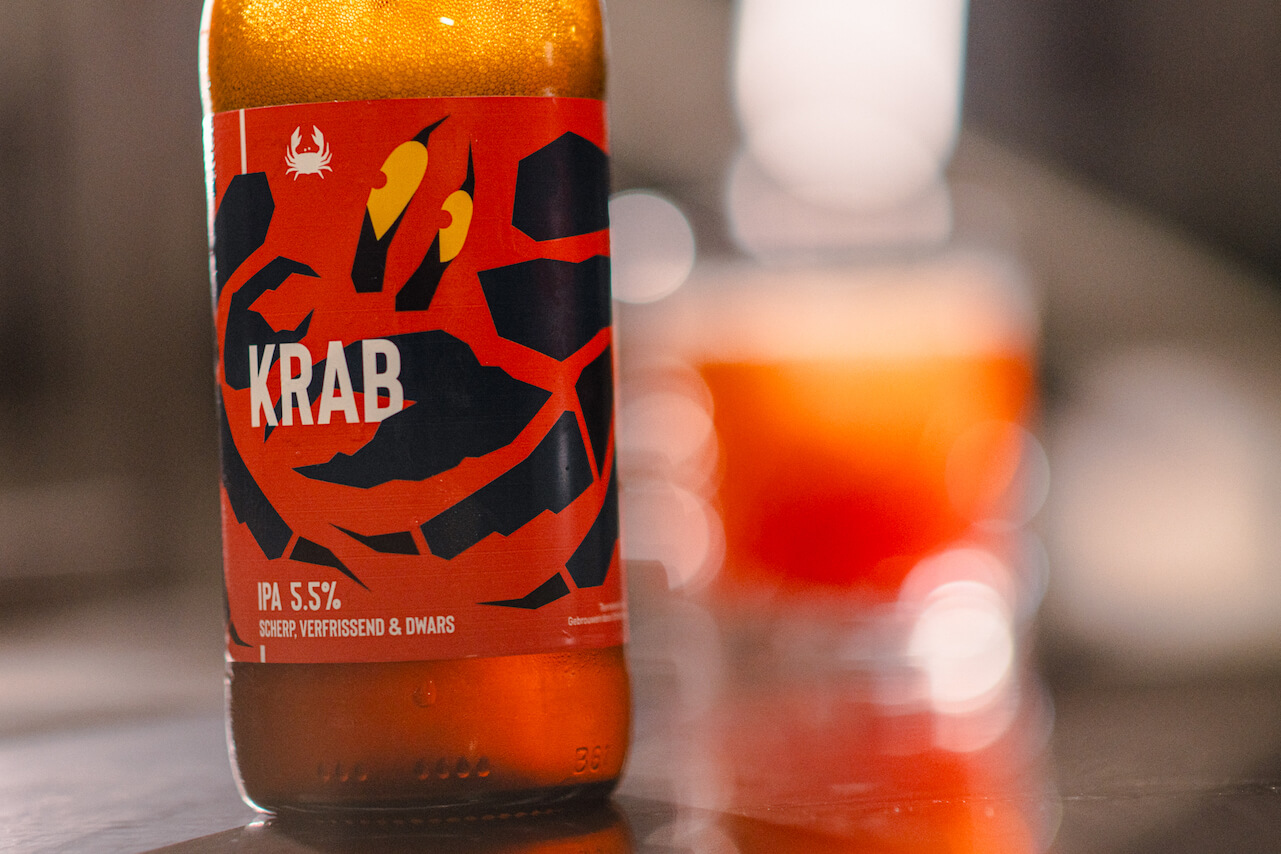 Negroni beertail met Krab IPA van Scheldebrouwerij