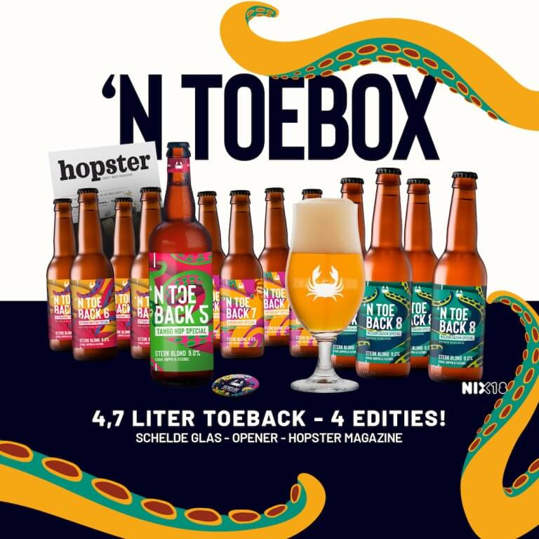 Webshop 'n Toebox 4,7 liter Toeback plus goodies