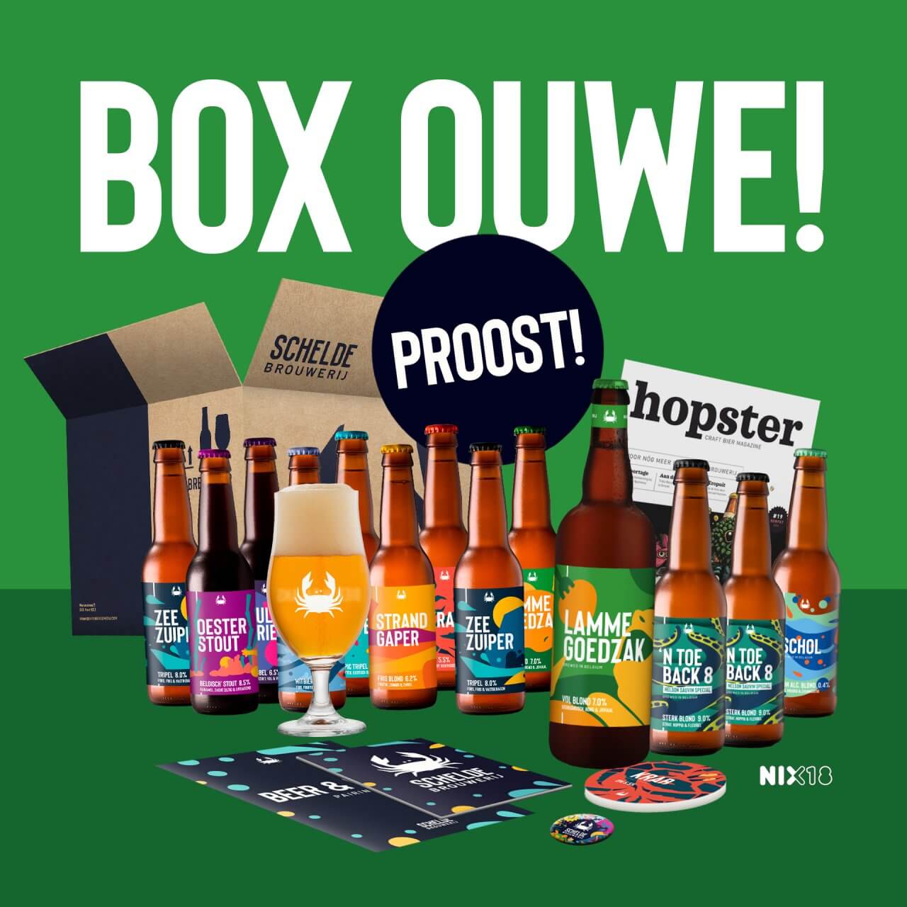 BOX OUWE! Scheldebrouwerij bierpakket Vaderdag